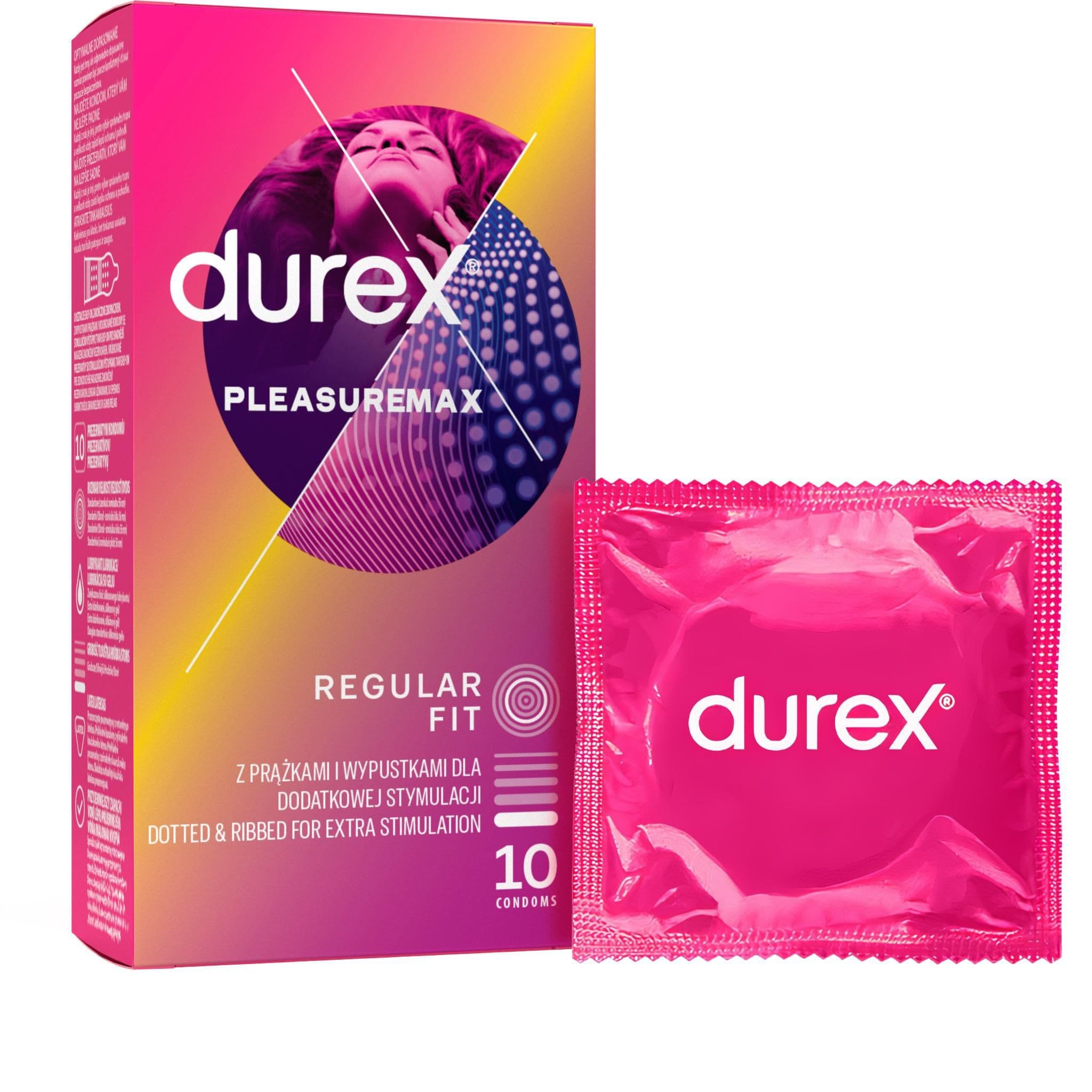 Durex Pleasuremax kondomy 10 ks