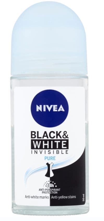 Nivea Kuličkový Antiperspirant B&W Pure 50ml