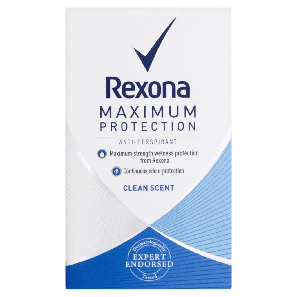 Rexona Maximum Protection Clean Scent antiperspirační krém 45 ml