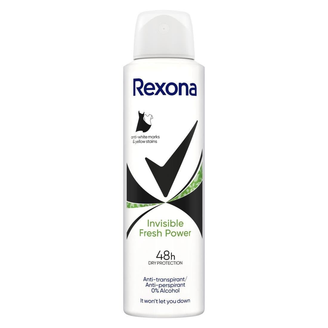 Rexona Antiperspirant sprej Invisible Fresh& Power 150 ml​