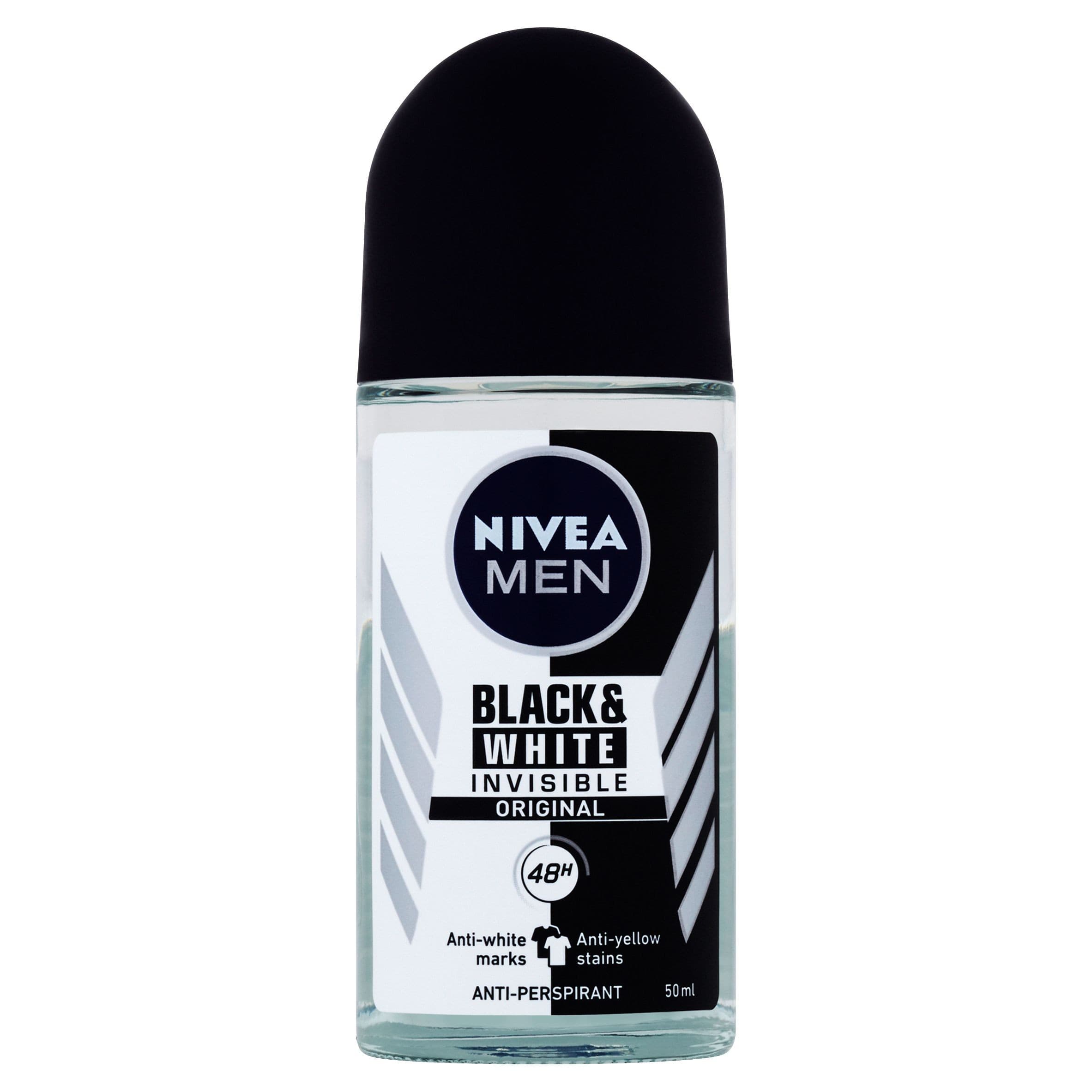 Nivea Men Black & White Invisible original kuličkový antiperspirant 50 ml