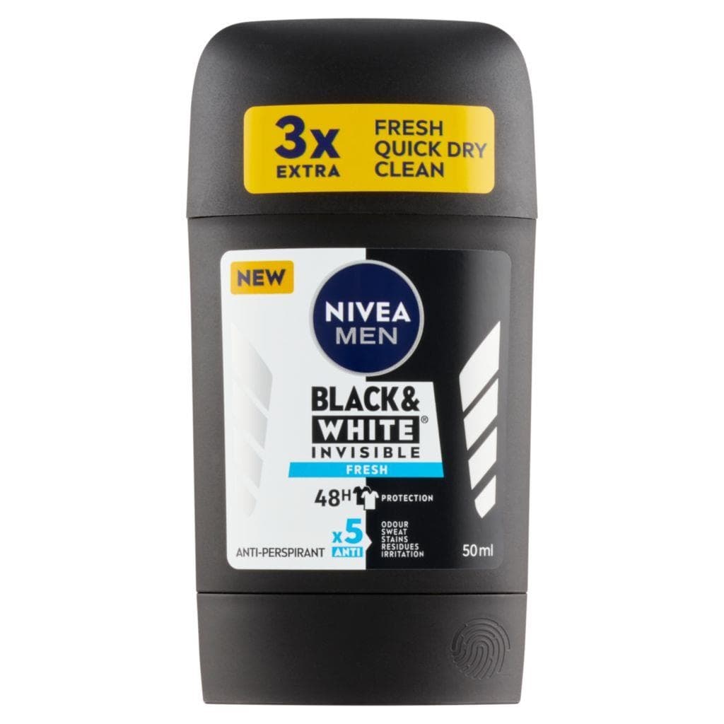 Nivea Men Tuhý B&W Inv.Fresh 50 ml