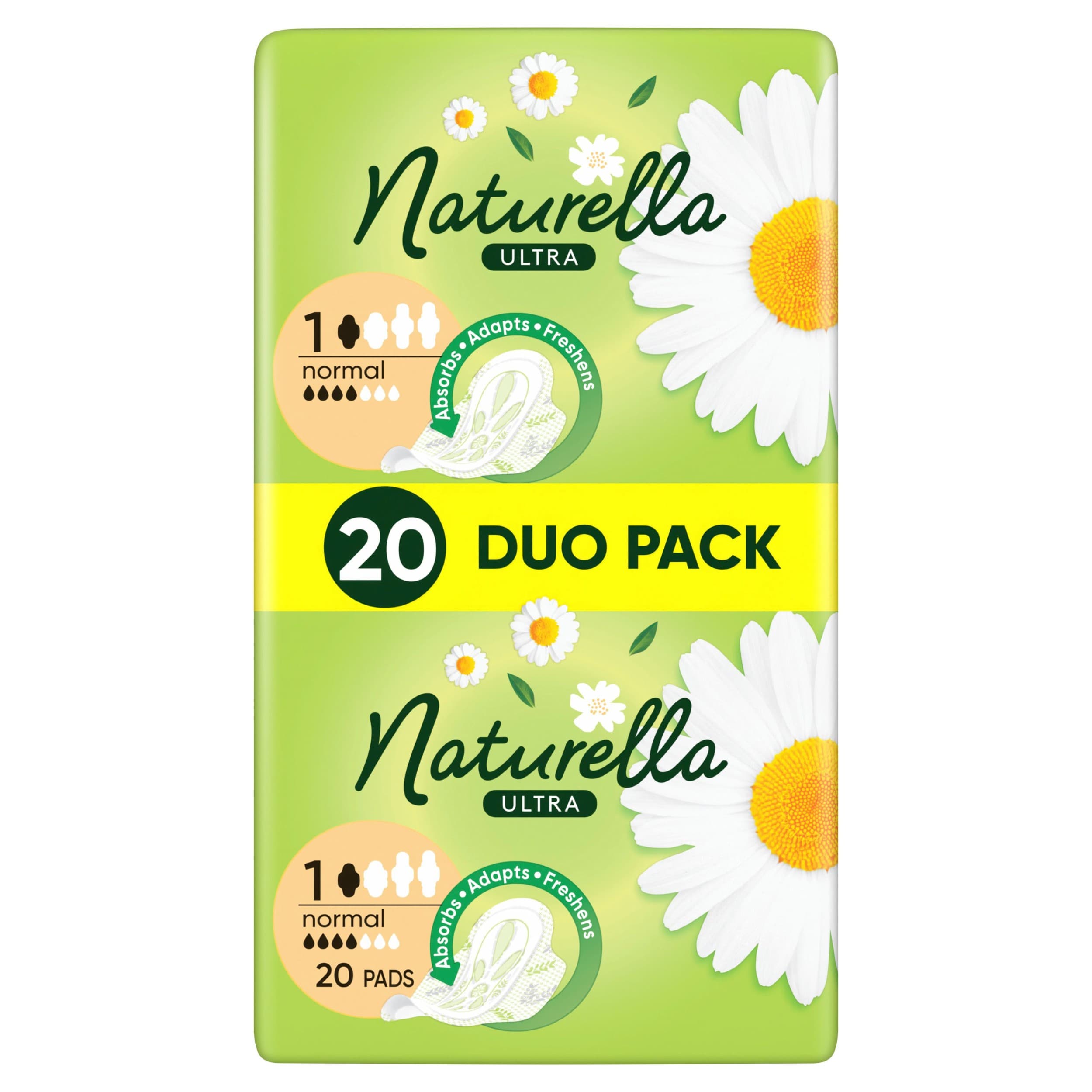 Naturella Ultra Normal Size 1 Hygienické vložky s křidélky 20 ks