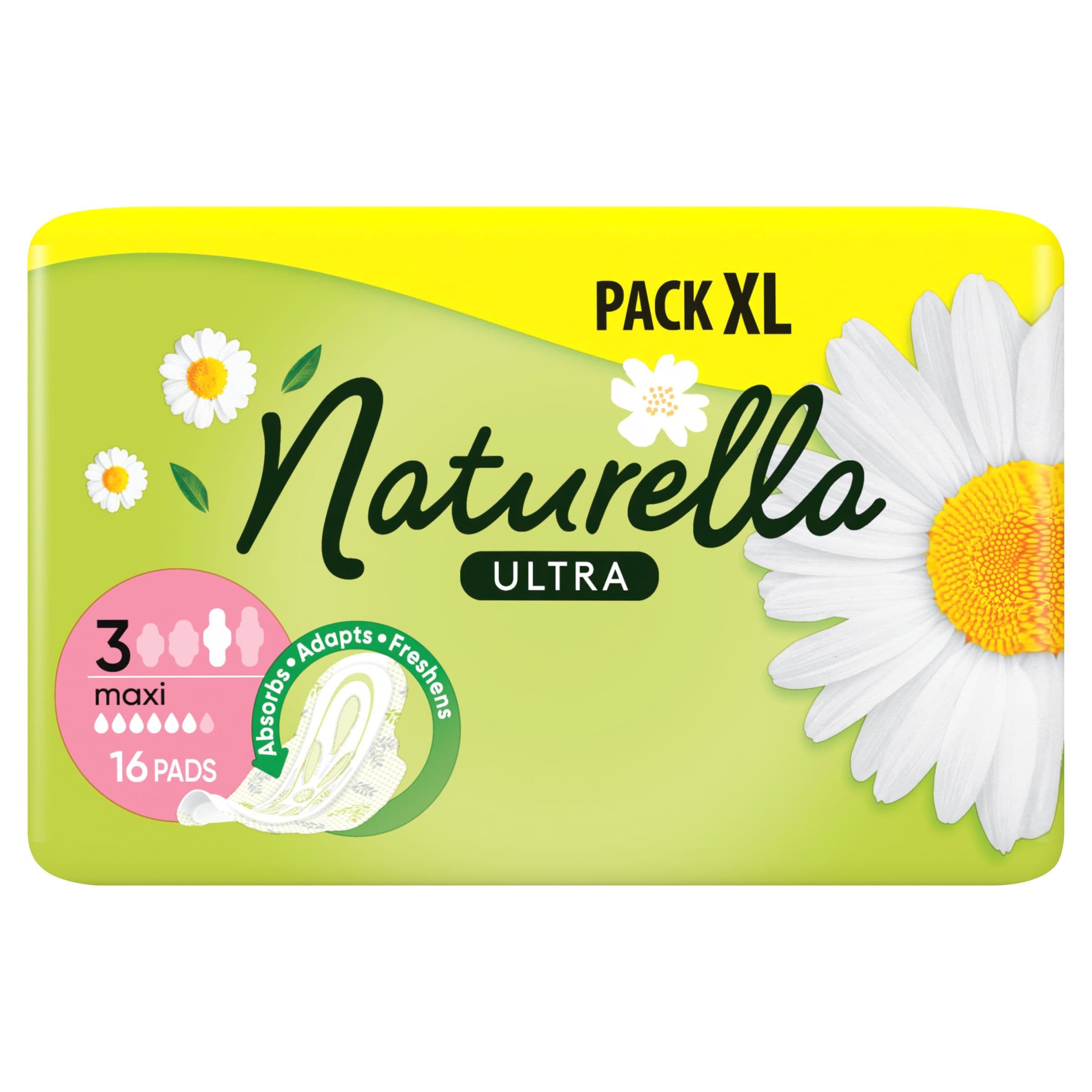 Naturella Ultra Maxi Size 3 Hygienické vložky s křidélky 16 ks