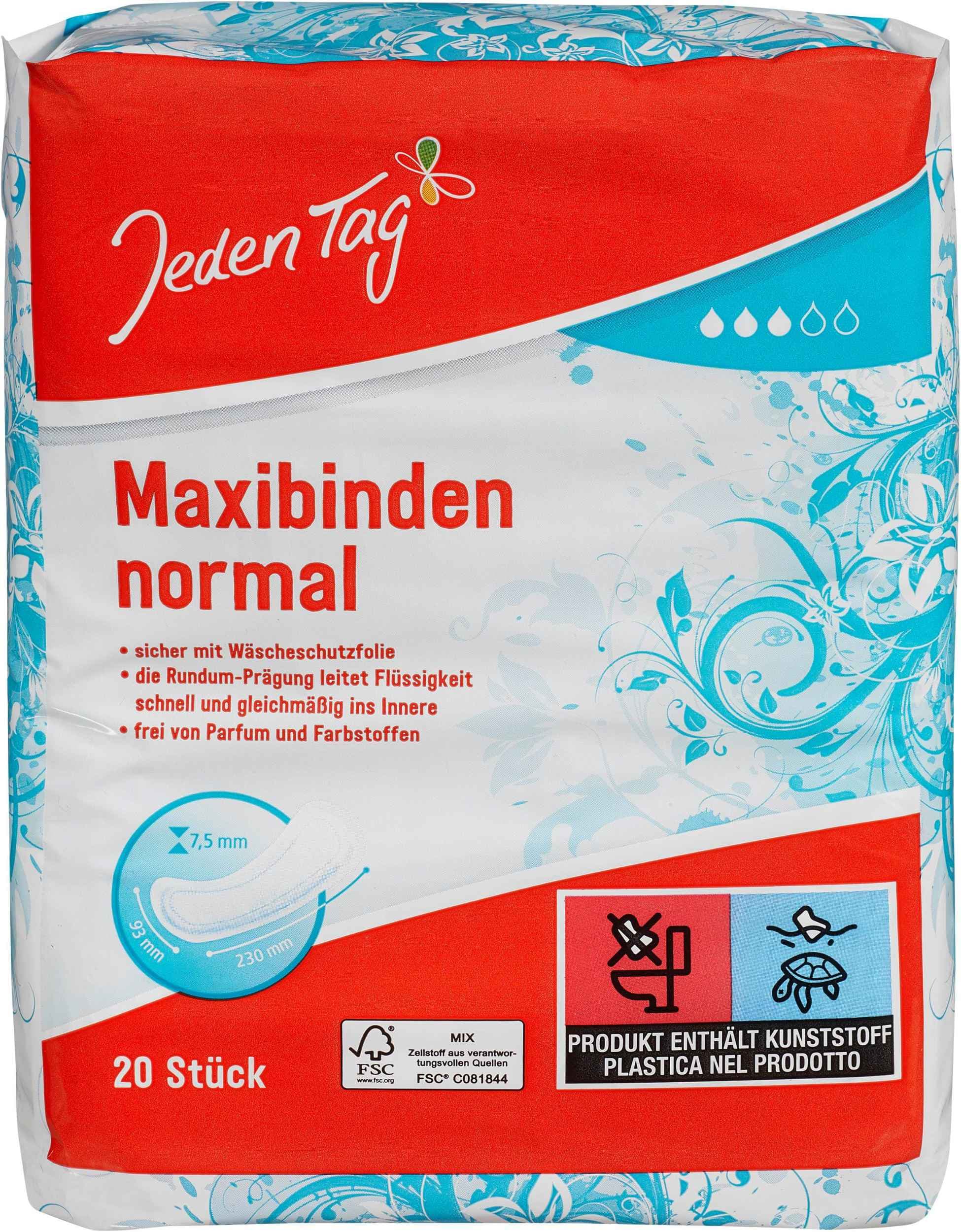 Jeden Tag Dámské vložky normal plus 20 ks