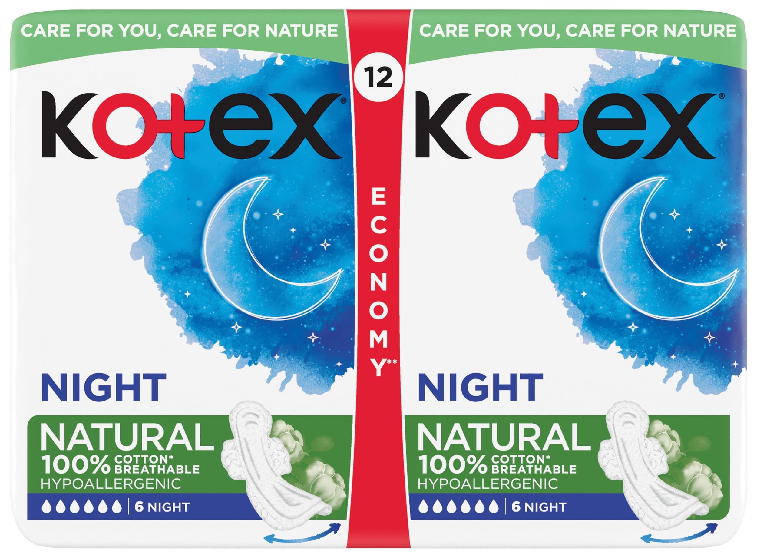 Kotex Natural Night 12ks