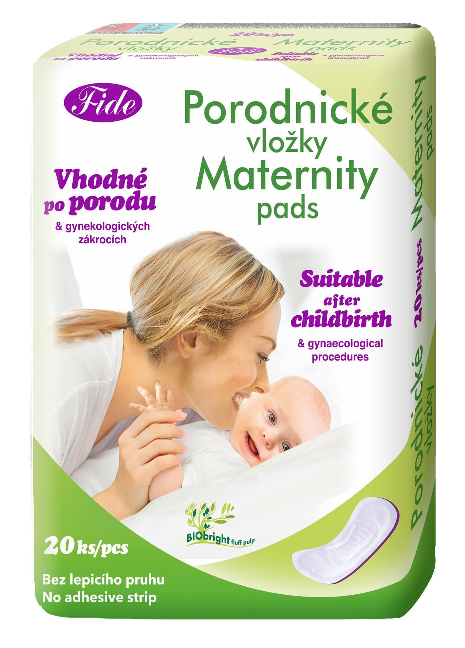 Porodnické vložky Fide 20/10 - display