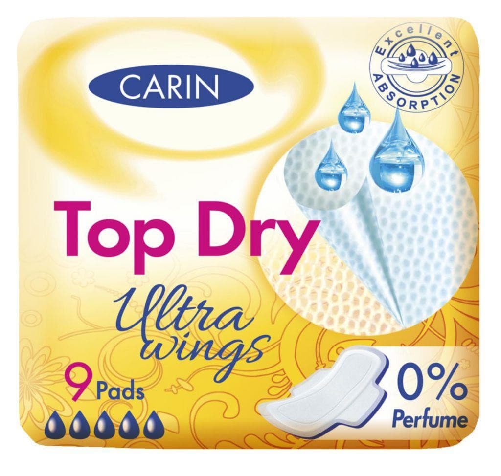 Carin Ultra wings Top Dry singel 9 ks