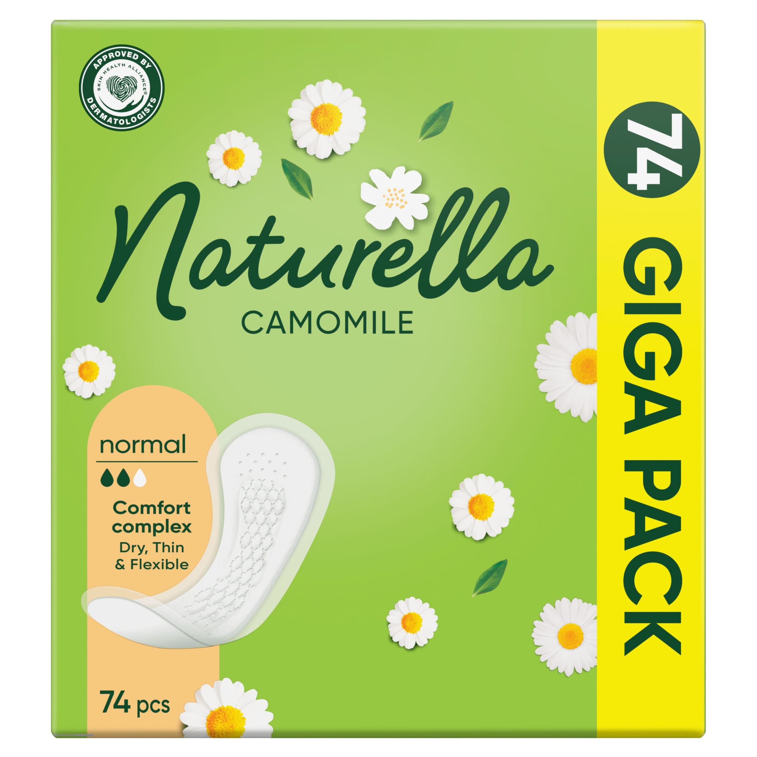Naturella Liners Normal Camomile 74ks