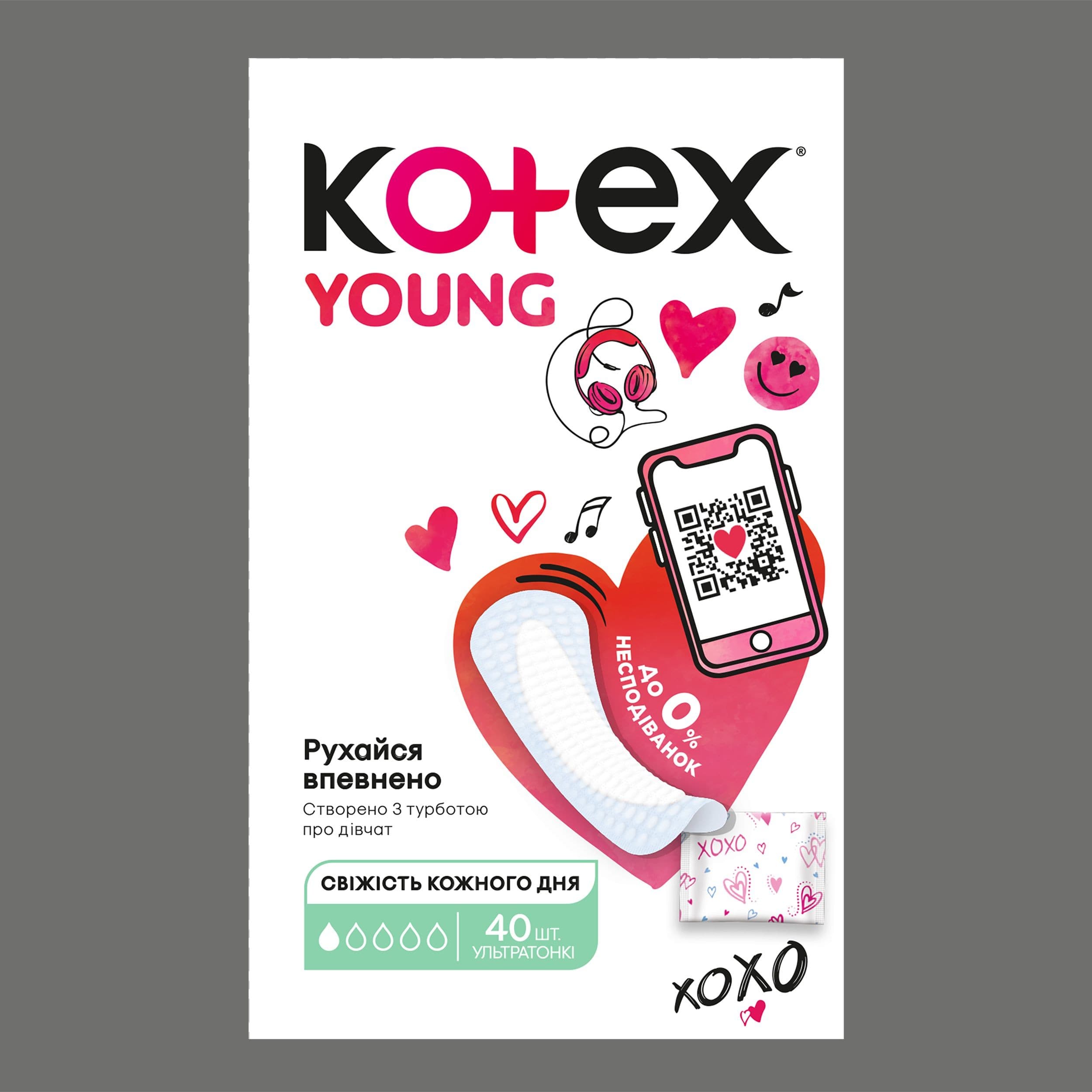 Kotex® Liners YOUNG slim 40