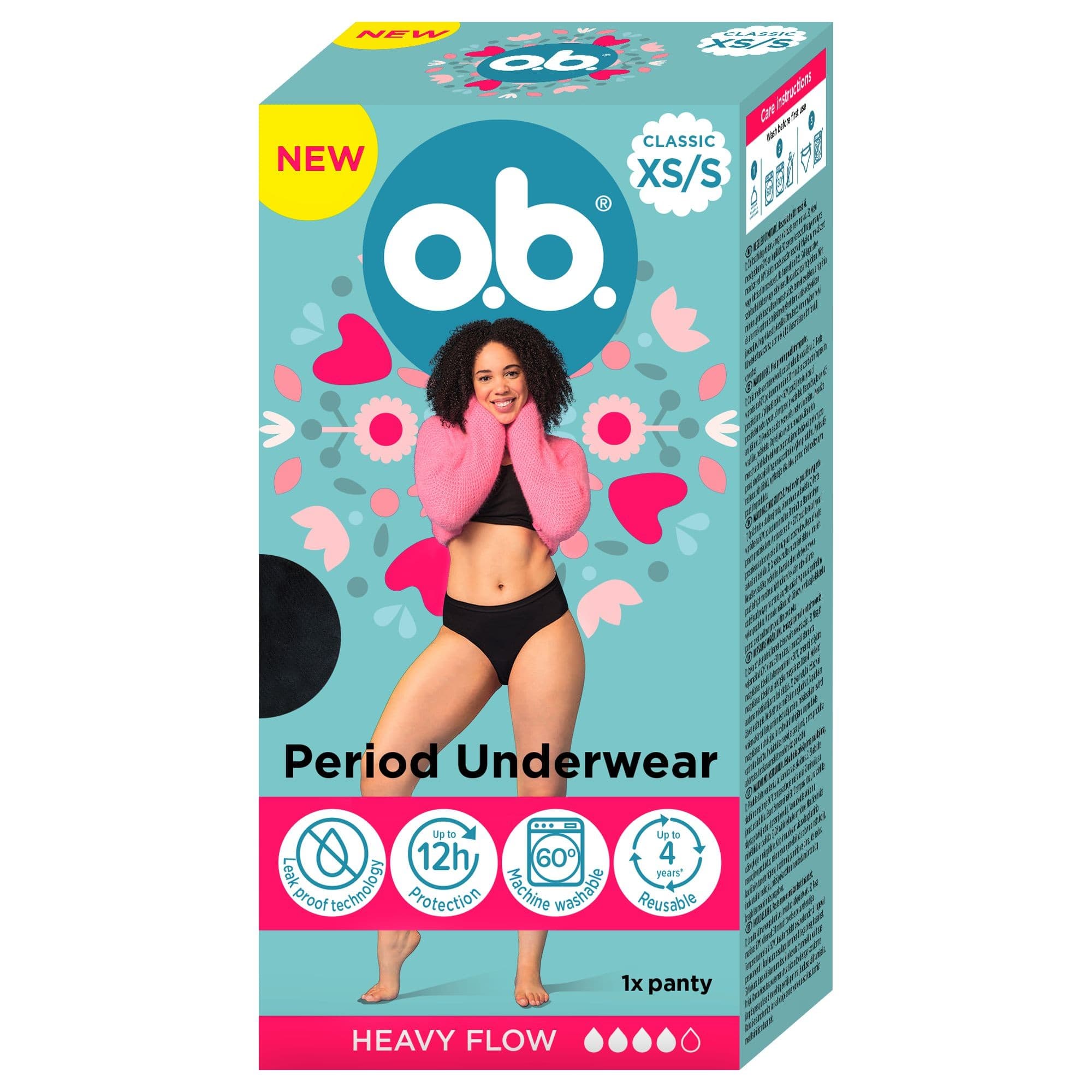 o.b.® menstruační kalhotky XS/S