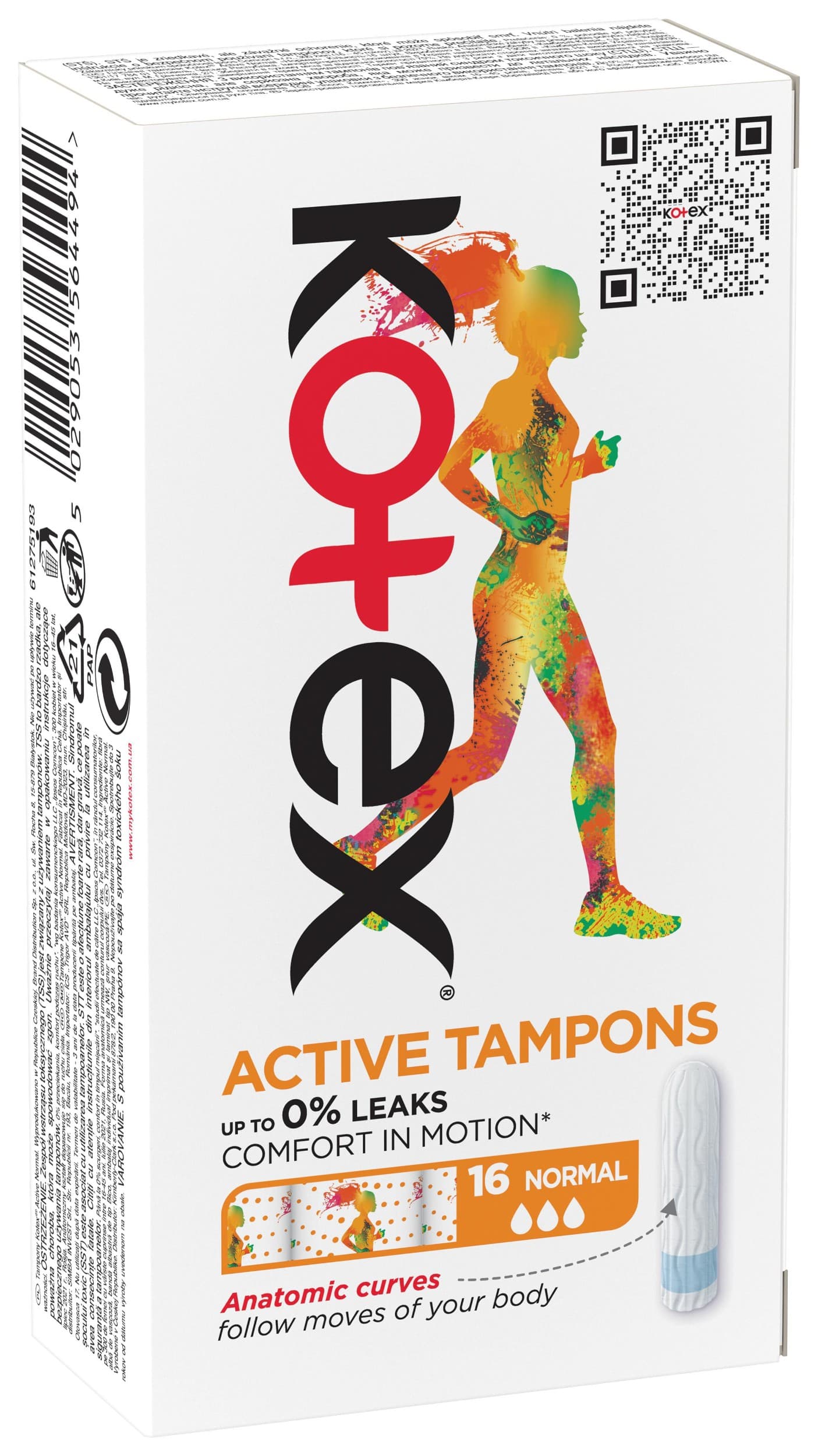 Kotex® Active normal tampóny 16 ks