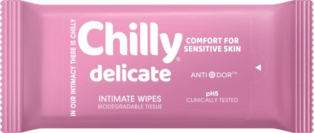 Chilly Delicate pocket intimní ubrousky 12 ks