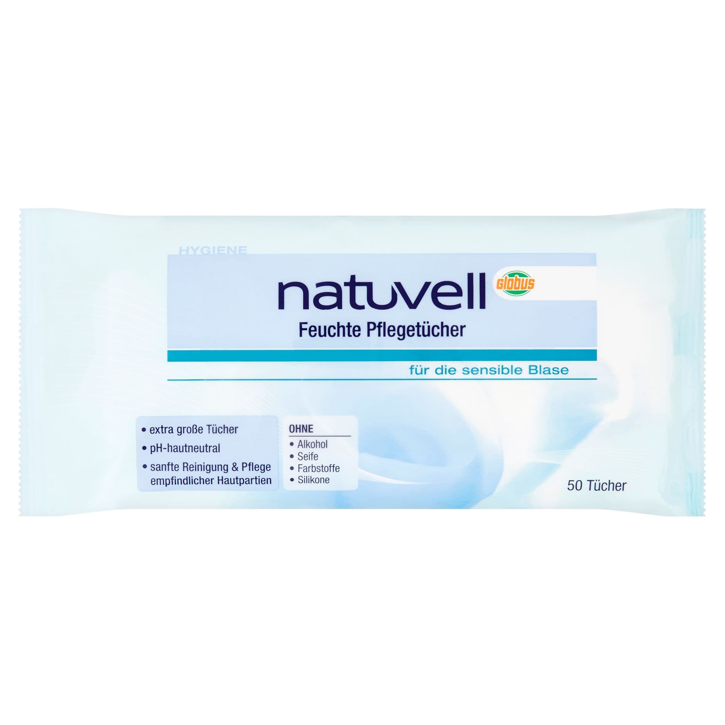 Natuvell Vlhčené ubrousky inkontinenční 50 ks