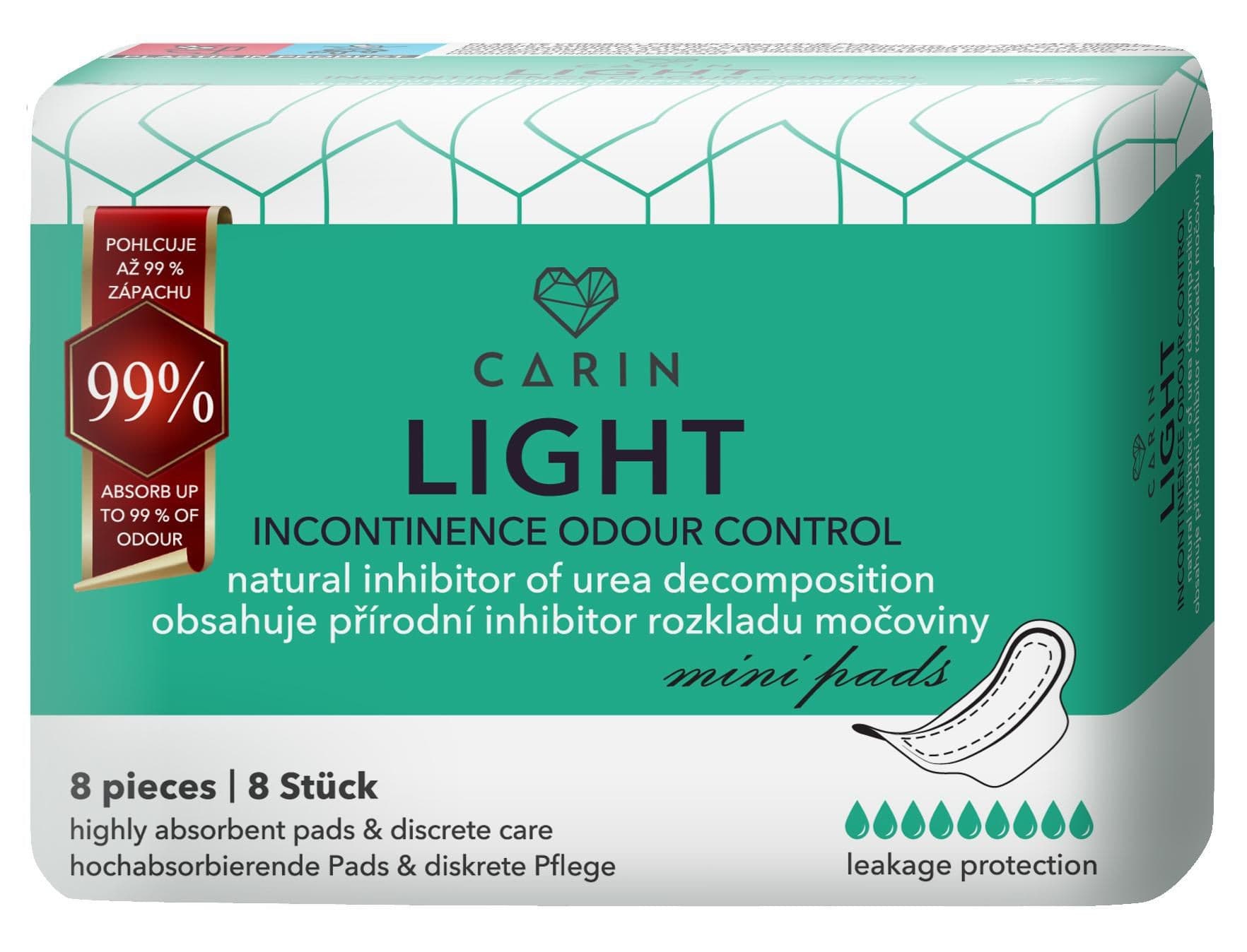 Carin Odour Contr.Light INKO 8ks