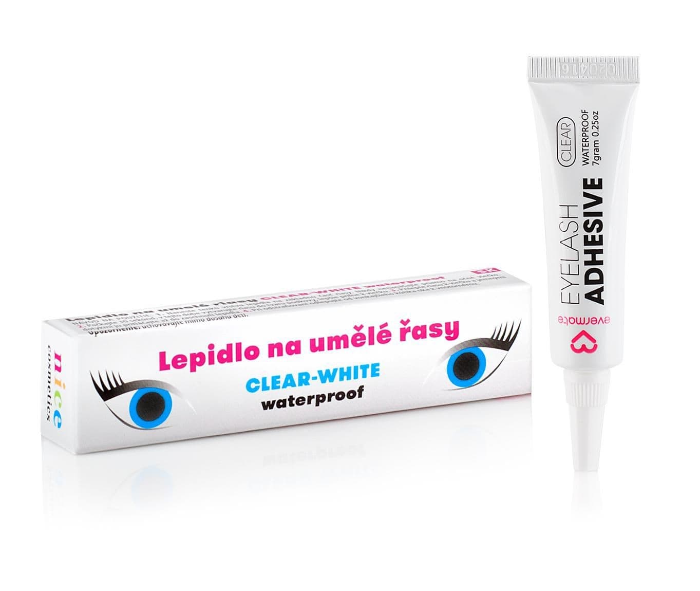 Diva & Nice Lepidlo na umělé řasy clear-white 7 g