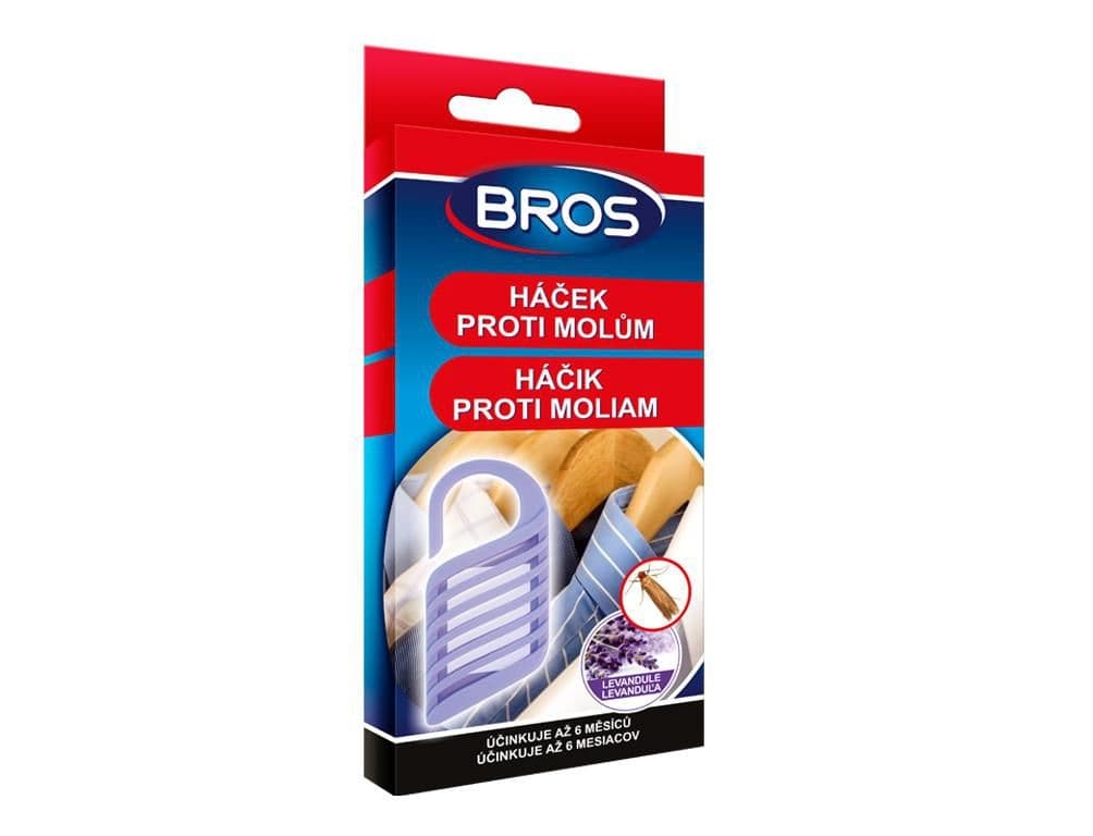 Bros Háček proti molům levandulový 1ks