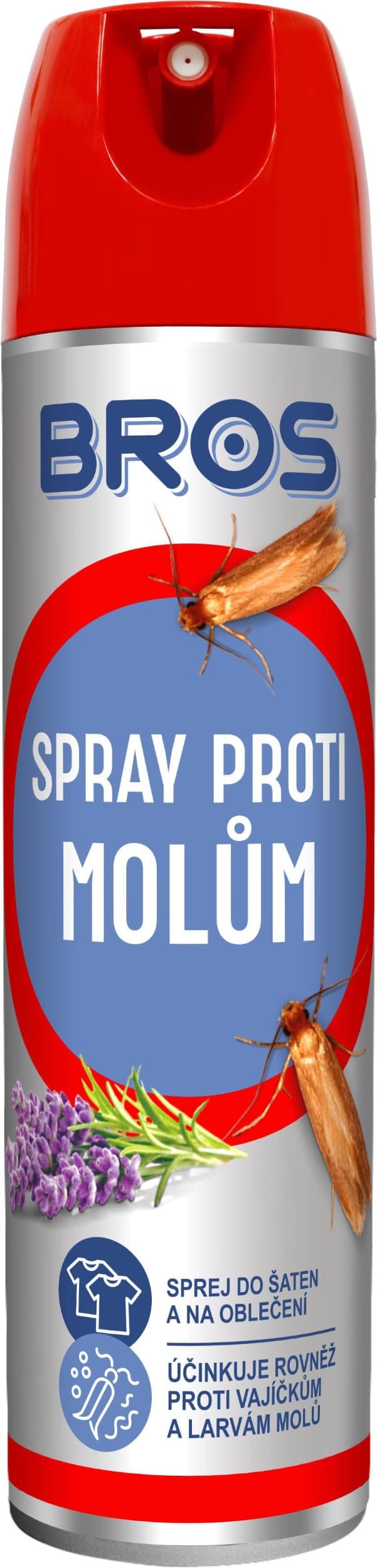 Bros sprej proti molům do šaten a na oblečení 150ml