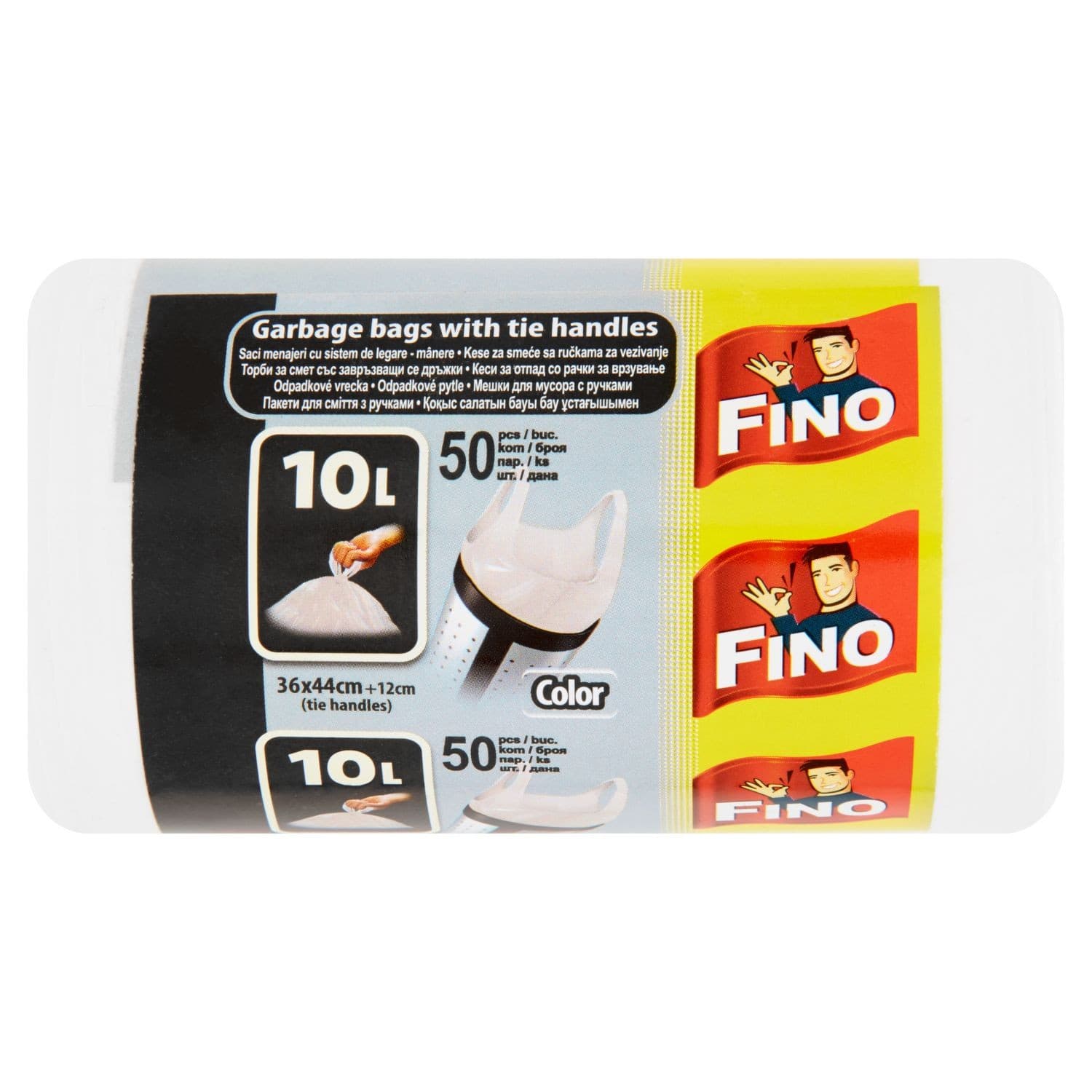 Fino Color Odpadkové pytle 10l x 50ks