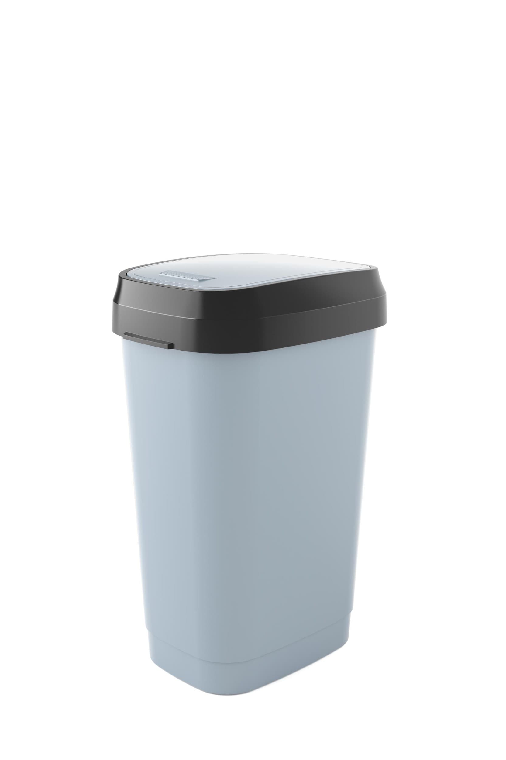 KETER Koš na odpad Dual Swing Bin L - 50L, šedý