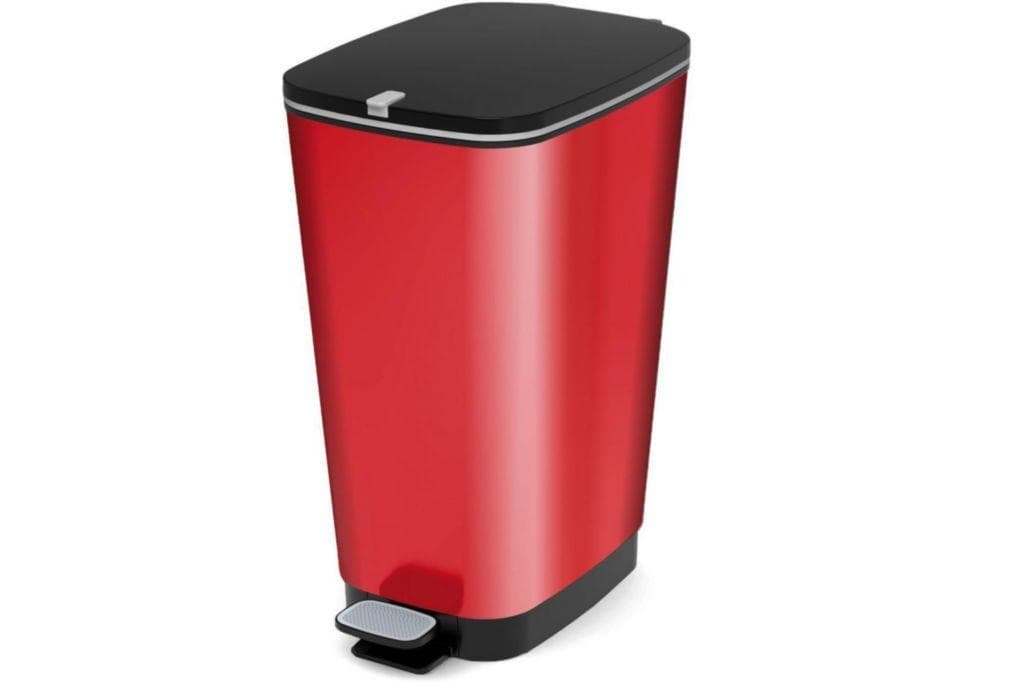 Kis Odpadkový koš Chic Bin L Metal Red 50 l
