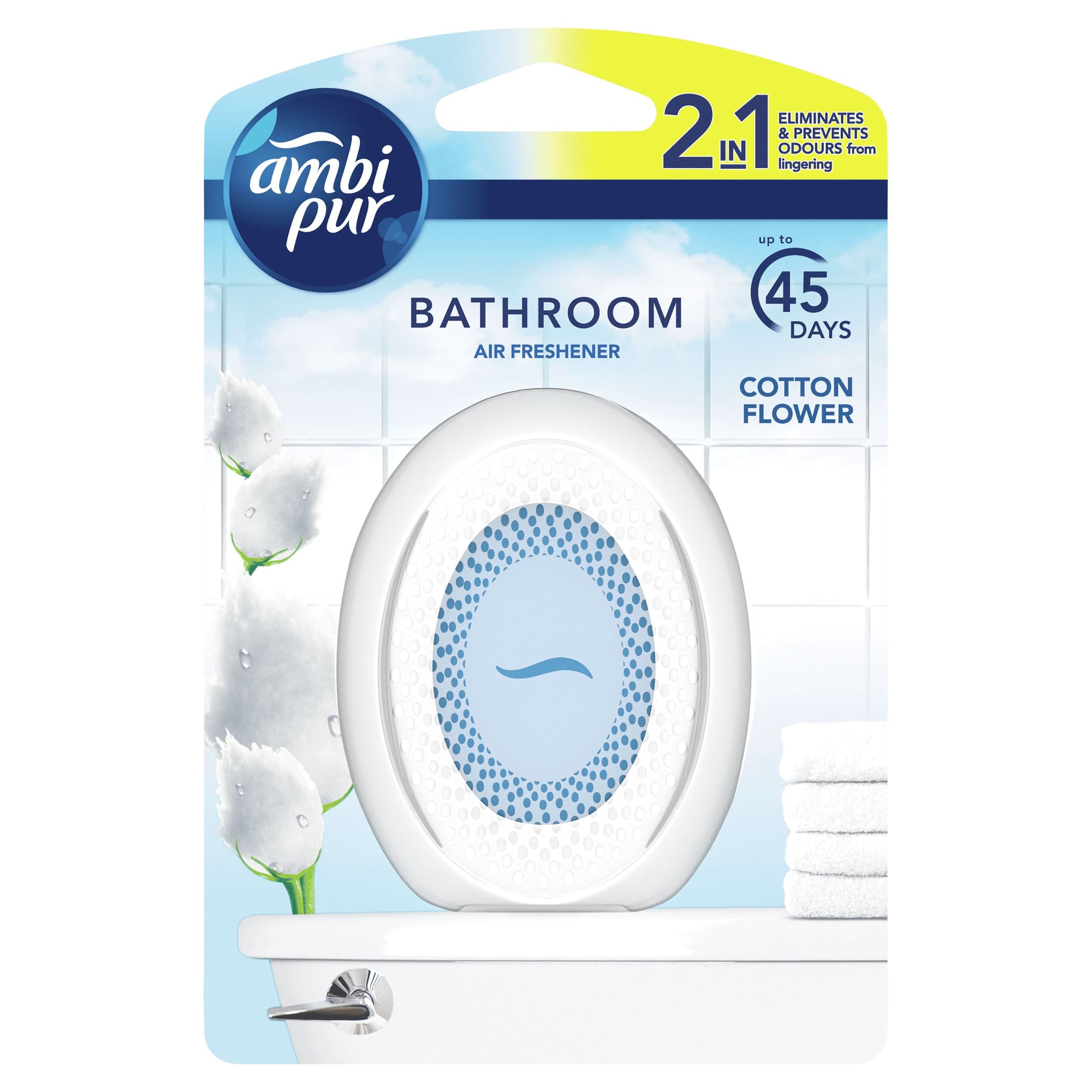 Ambi Pur Bathroom Cotton Fresh Osvěžovač vzduchu 1 ks