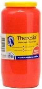 Svíčka hřbitovní Theresia kompozitní 320g 110h červená