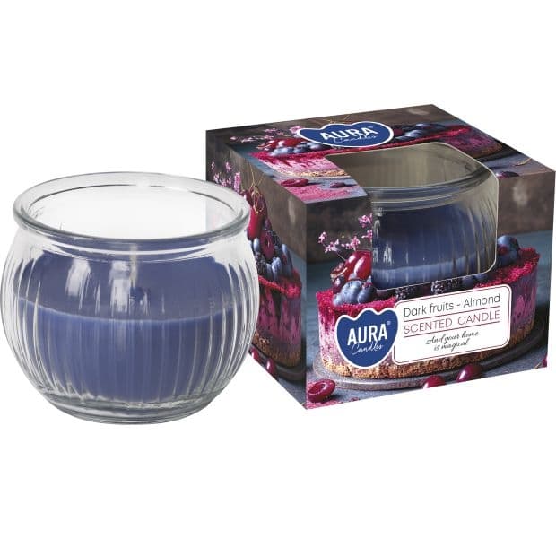 Svíčka vonná ve skle  Dark fruits - almond 80g