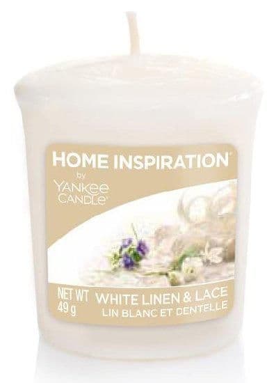 Yankee Candle Home Inspiration votiv White Linen&Lace 49g