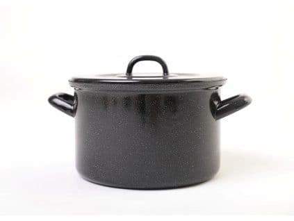 BERYL Hrnec s poklicí 24 cm 6,1 L černý