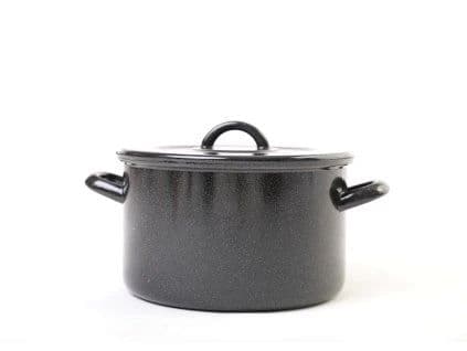 BERYL Hrnec s poklicí 20 cm 3,6 L černý