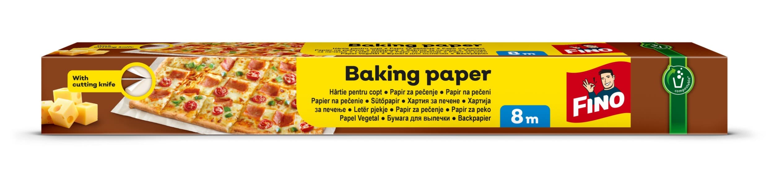 Fino Papír na pečení 8mx38cm