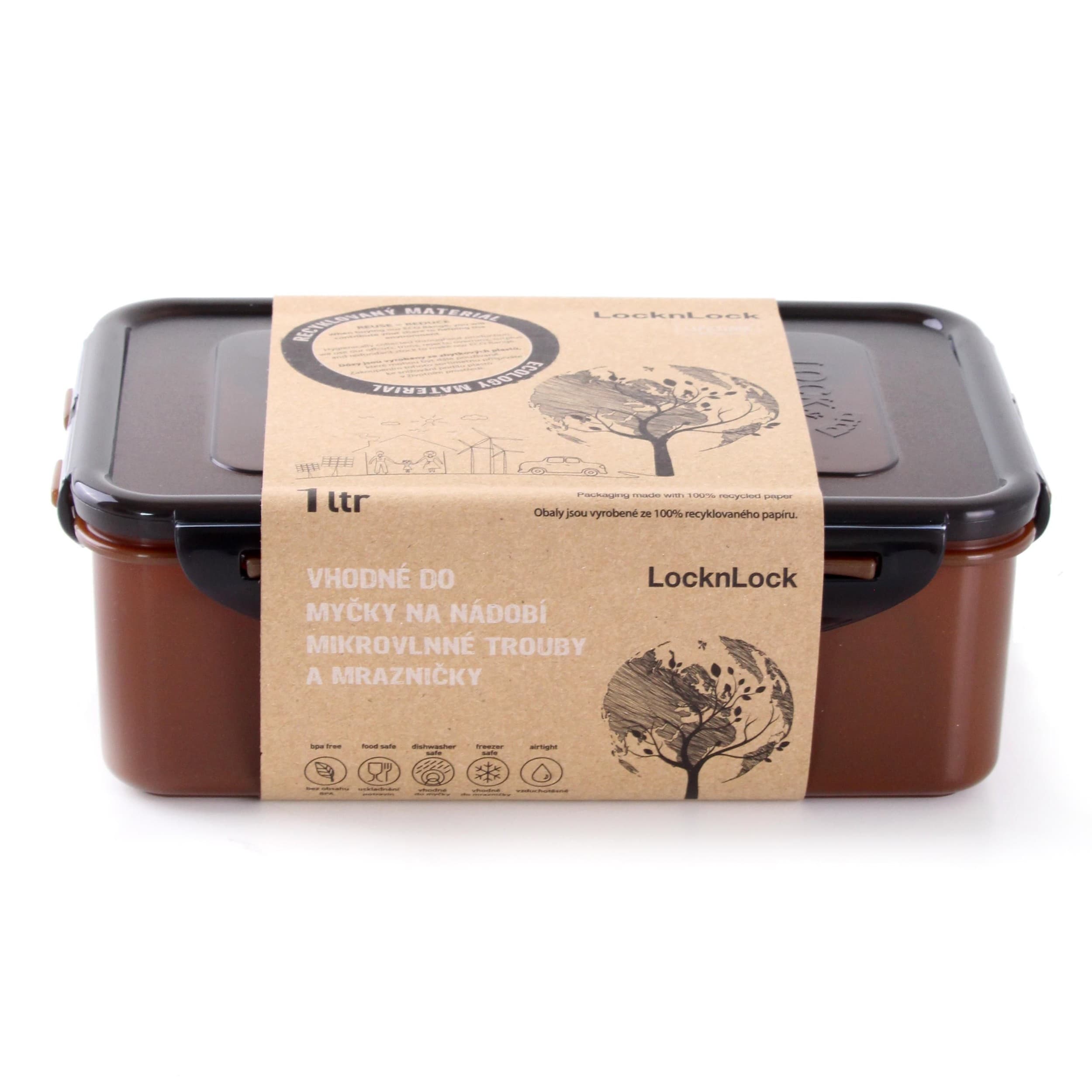 Dóza na potraviny Lock ECO plast 12,8x19,5x6,7cm 1l