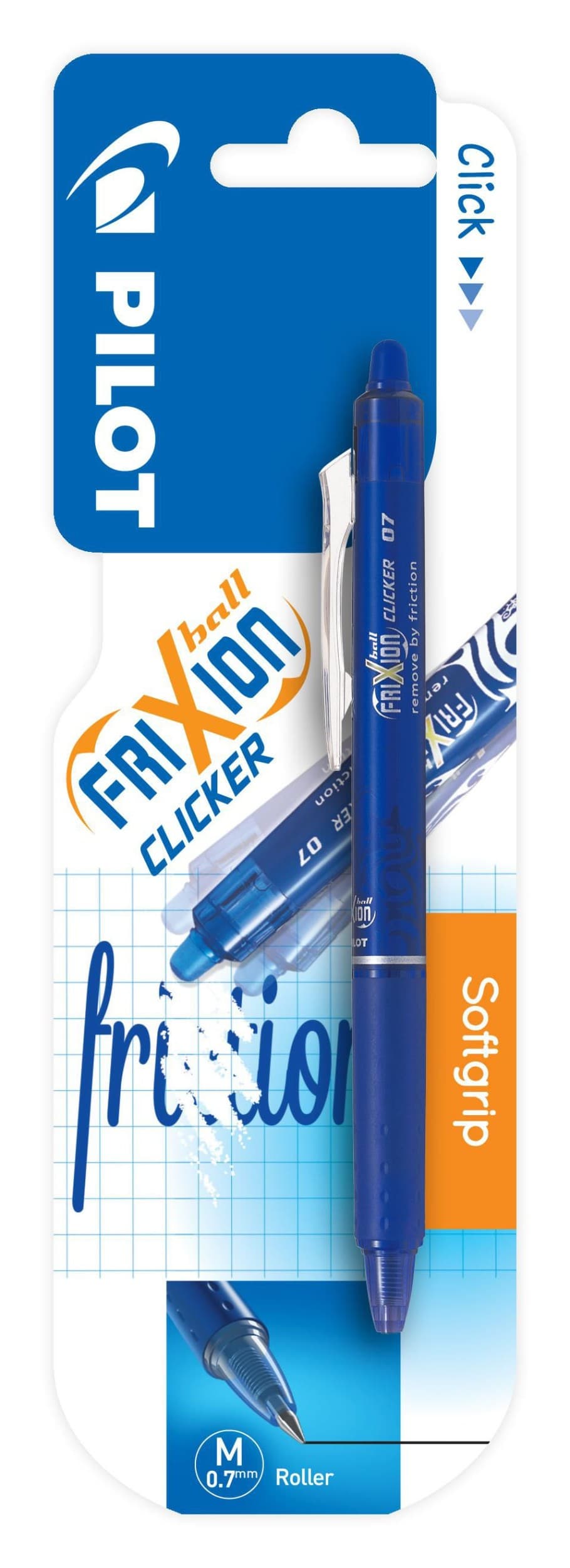 Pilot FriXion Clicker 07 modrá 1 ks