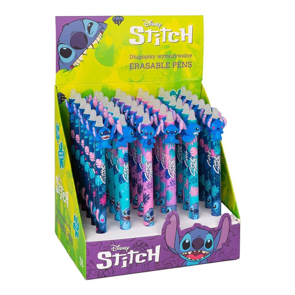 Colorino Gumovatelné pero stitch, modrá náplň, mix 6 motivů, 1 ks