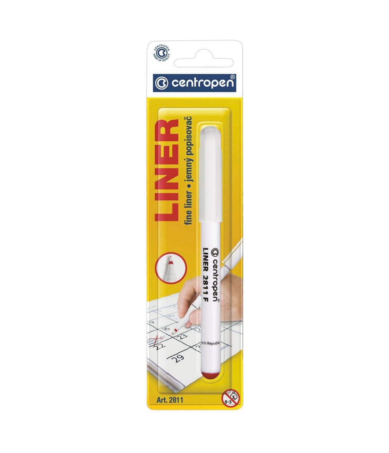 Centropen Liner 2811 červený 1 ks