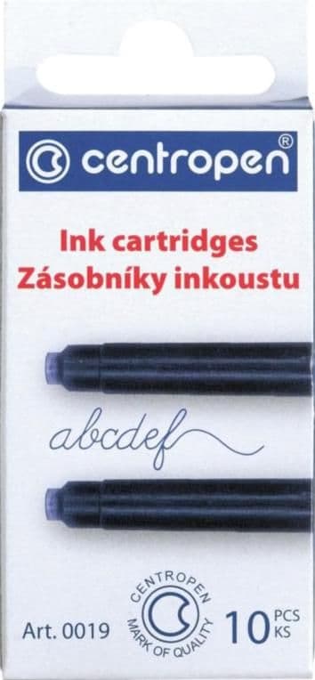 Centropen Inkoustový zásobník 10ks