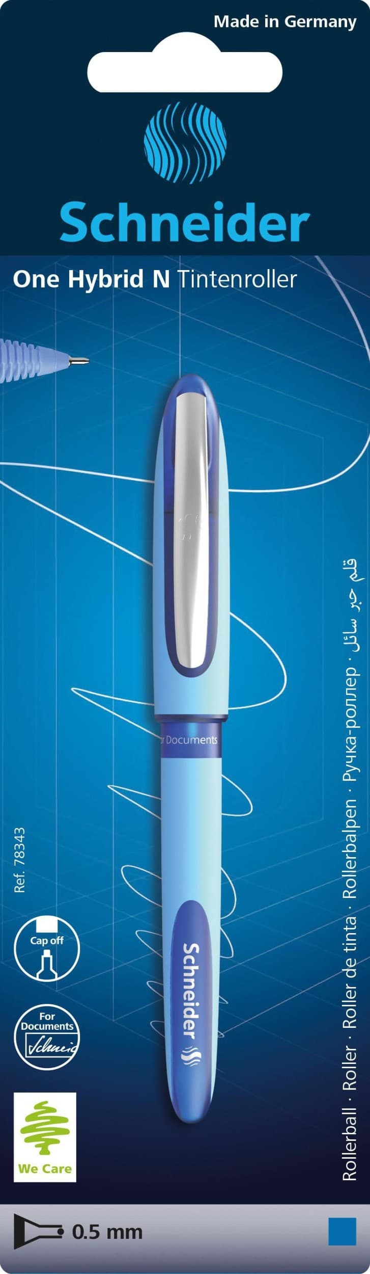 Schneider RB One Hybrid N 0,5mm modrý 1 ks