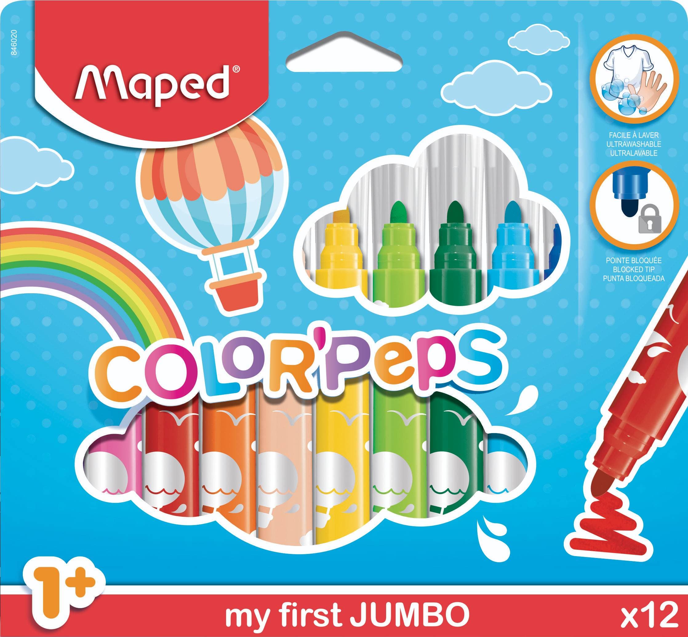 Maped Fixy Color' Peps Early Age Jumbo 12 ks