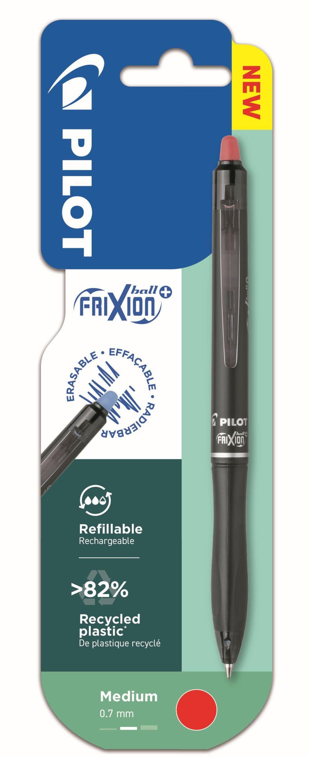 Pilot Roller FriXion Ball Plus 0.7 Čer