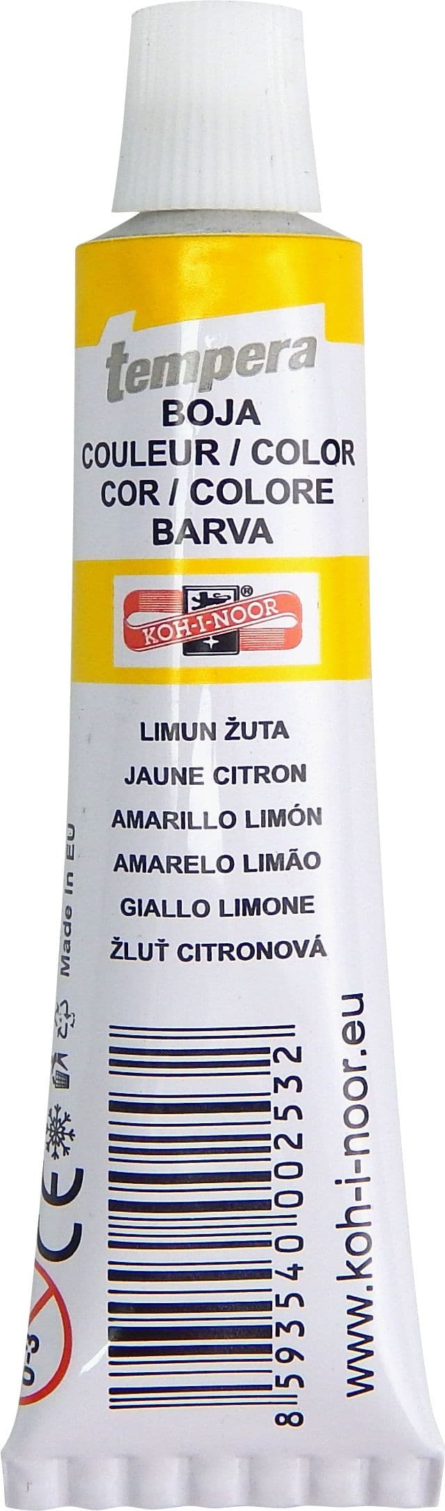 Koh-I-Noor Temperové barvy školní žluť citronová 16 ml