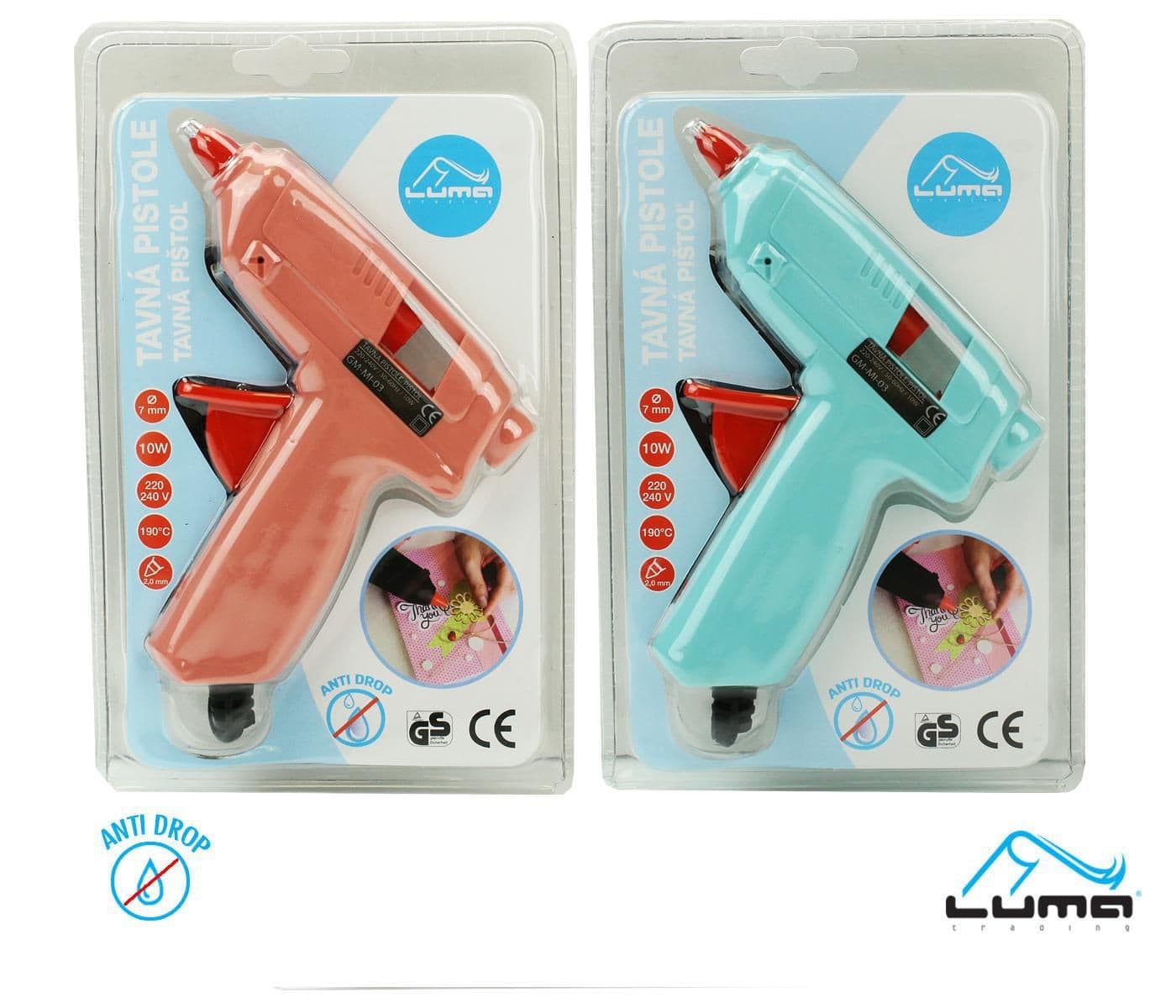 Luma Pistole tavná 10W pastel různé barvy