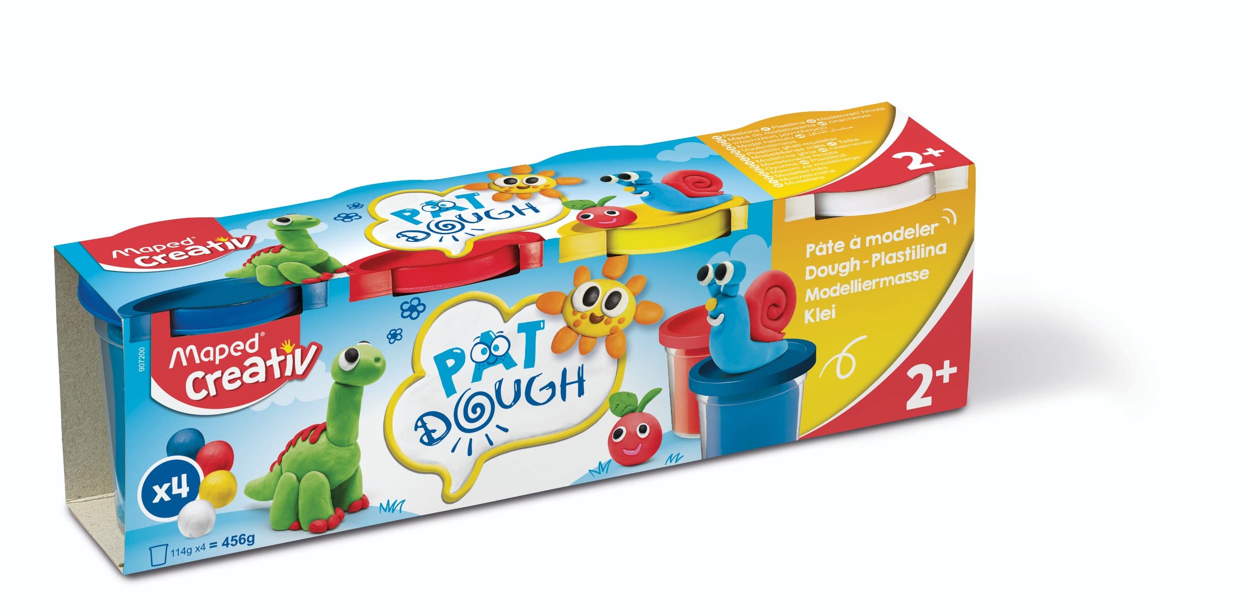 Maped Creativ Modelovací hmota, 4 základní barvy