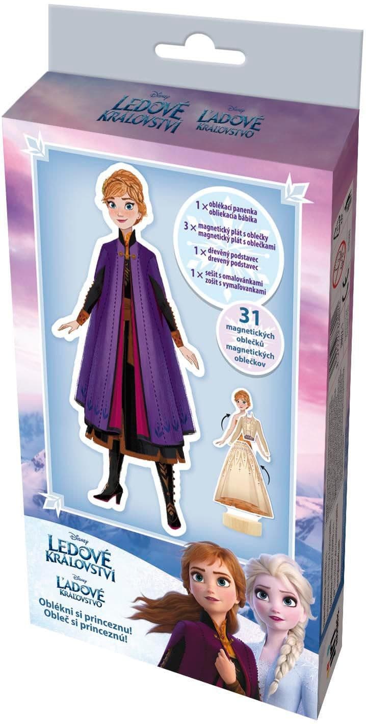 Magnetické oblékání s omalovánkou Ledové království