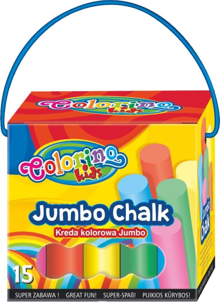 Colorino křídy chodníkové Jumbo 8barev 8 ks