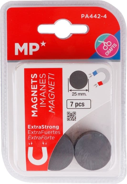 Tempus Magnet kulatý 25x3 7ks PA442-4