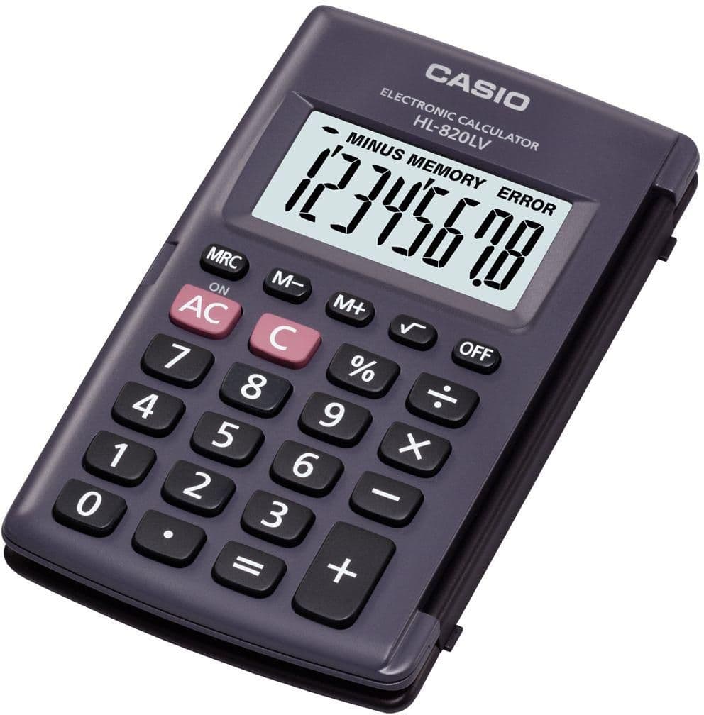 Casio Kalkulačka HL 820 LV BK ČERNÁ