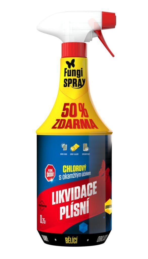 Fungispray Chlorový original, likvidace plísní 0,75l