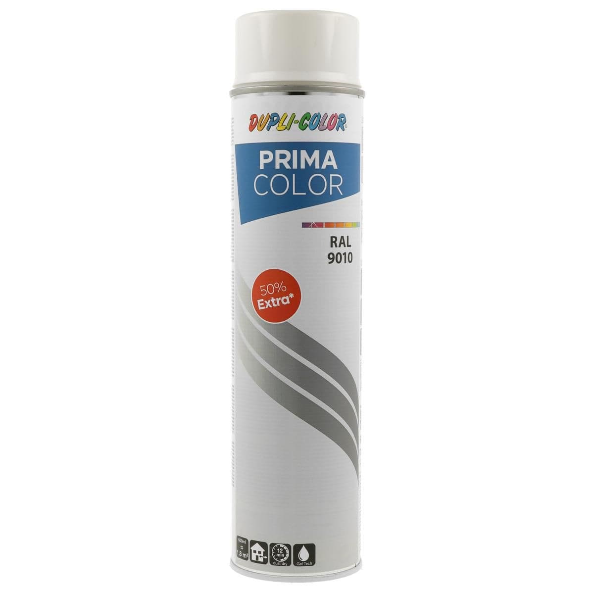 Sprej Dupli-color Prima RAL9010 lesk 600ml