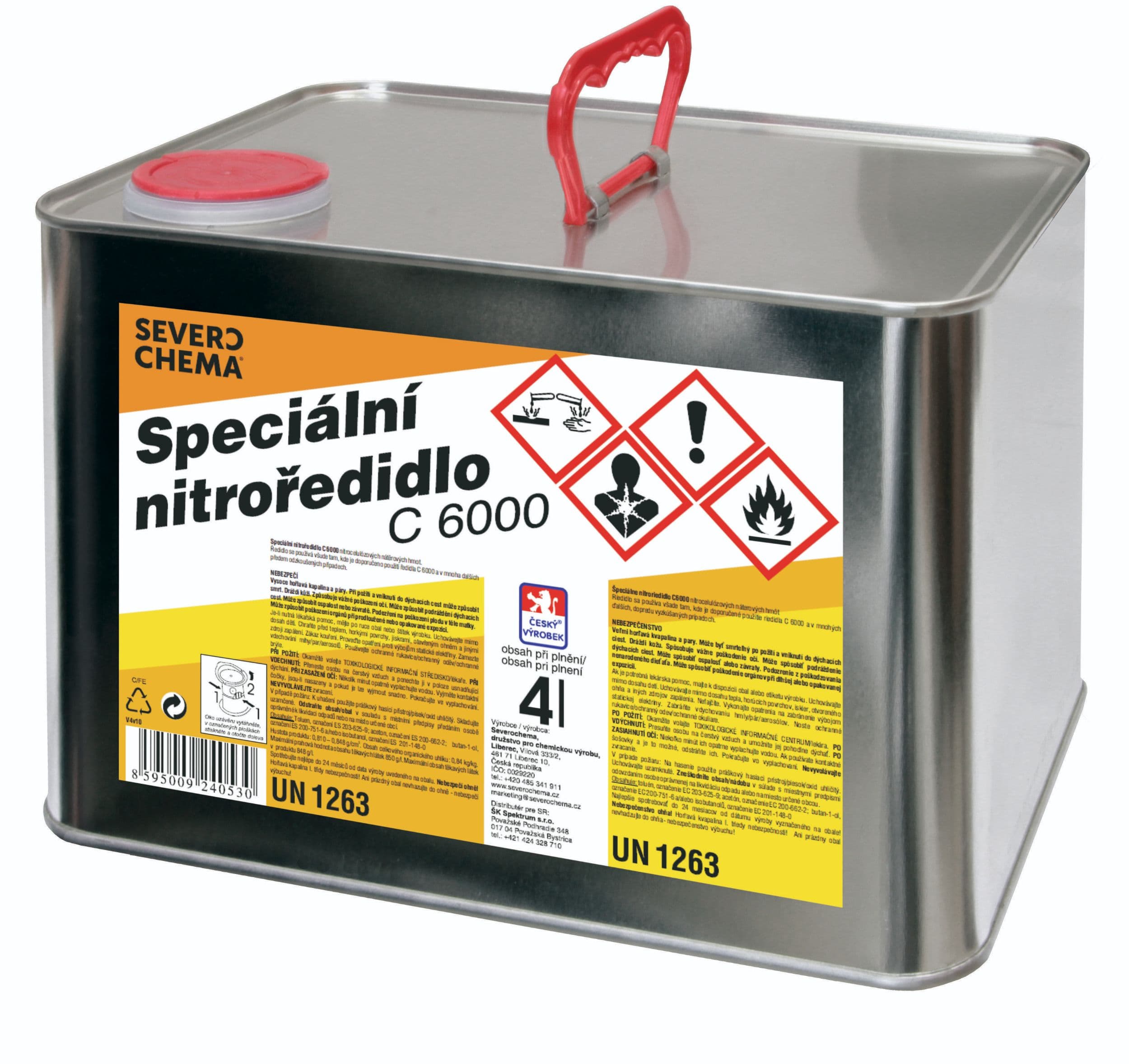 Speciální nitroředidlo C6000 4 l
